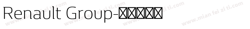 Renault Group字体转换
